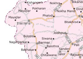 Rajasthan Road Map